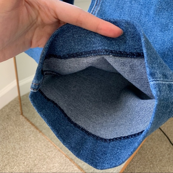 🍉RAG & BONE High Rise Straight Stretchy Jeans Crop Medium Wash Blue - Picture 10 of 16